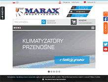 Tablet Screenshot of marax.pl