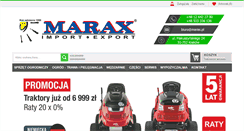 Desktop Screenshot of marax.eu