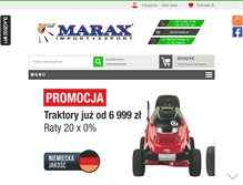 Tablet Screenshot of marax.eu